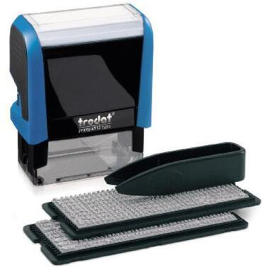 TRODAT Printy Timbro Typomatic 4912TYPO blu/ner