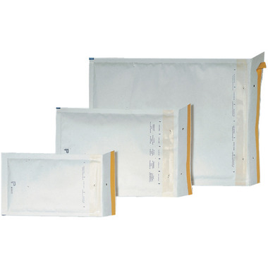 BÜROLINE Luftpolstertasche Gr.4 450104 weiss, 10 Stück 200x275mm