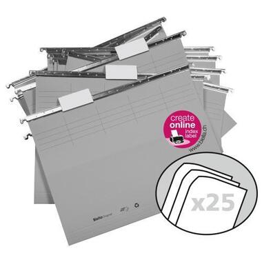 BIELLA Cartelle sospese 271255.25 grigio 25 pezzi
