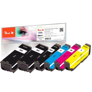 Peach Multi Pack Plus, HY compatible with Epson No. 33XL, T3357